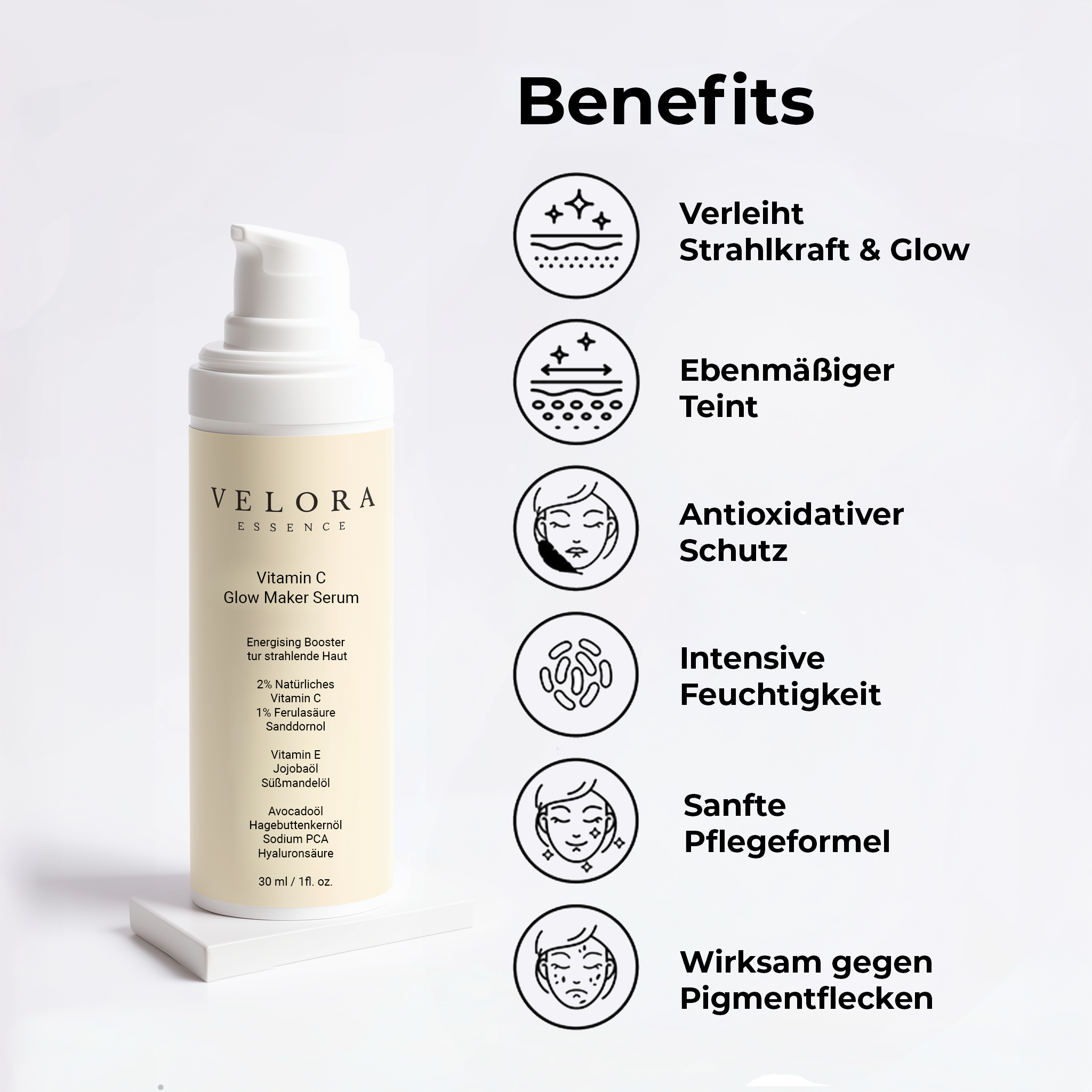 VELORA ESSENCE Vitamin C Glow Serum